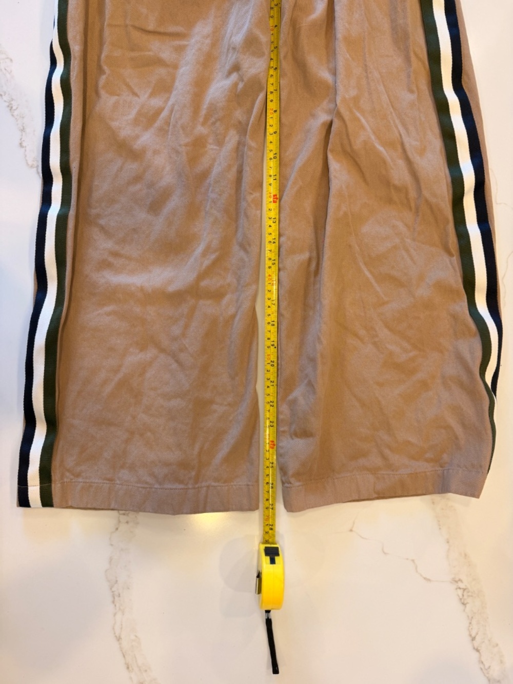 Anthropologie Maeve striped pleated pants - Picture 3 of 5